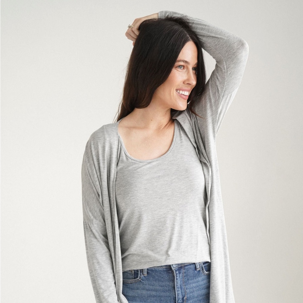 Carly Jean Los Angeles CJ’s favorite tank, grey